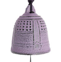 Furin -Japoński dzwonek wietrzny Iwachu - lawendowy 5,5 cm