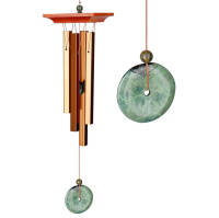 Turkusowy dzwonek wietrzny - 53 cm