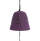 Furin - japoński dzwonek wietrzny Iwachu - fioletowy, 4,5 cm