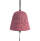 Furin -japoński dzwonek wietrzny Iwachu - różowy, 4,5 cm