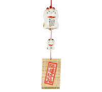 Ceramiczny dzwoneczek Furin - Maneki Neko Calico